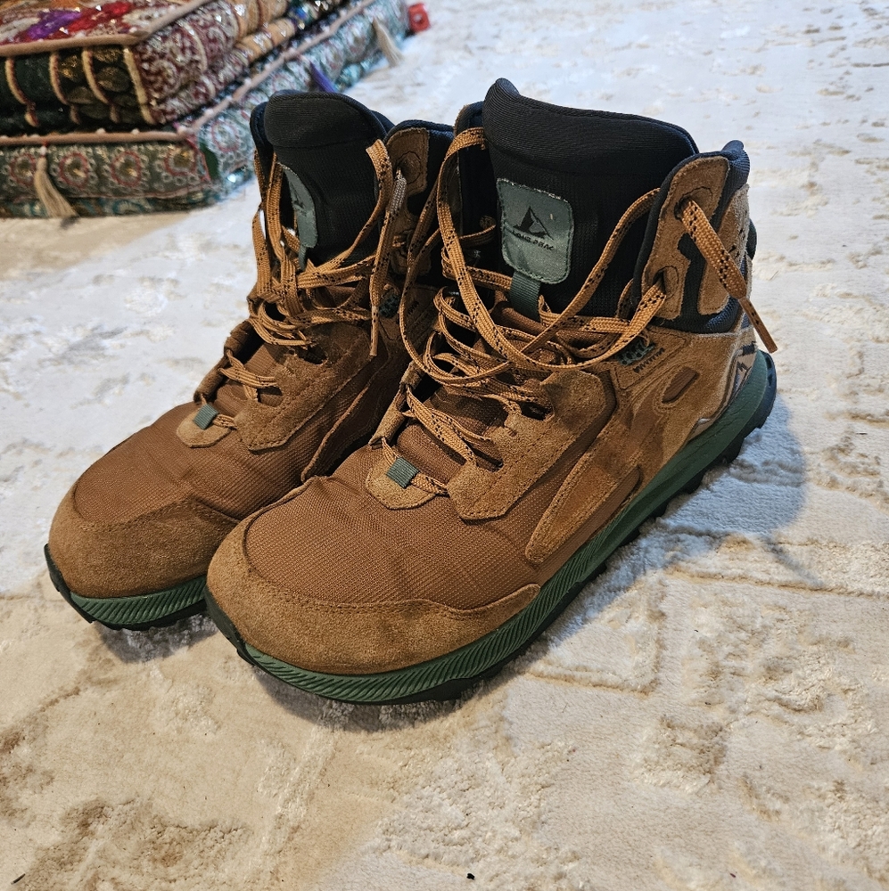 Mens Altra Lone Peak 2 Boot Sz 10 Brown